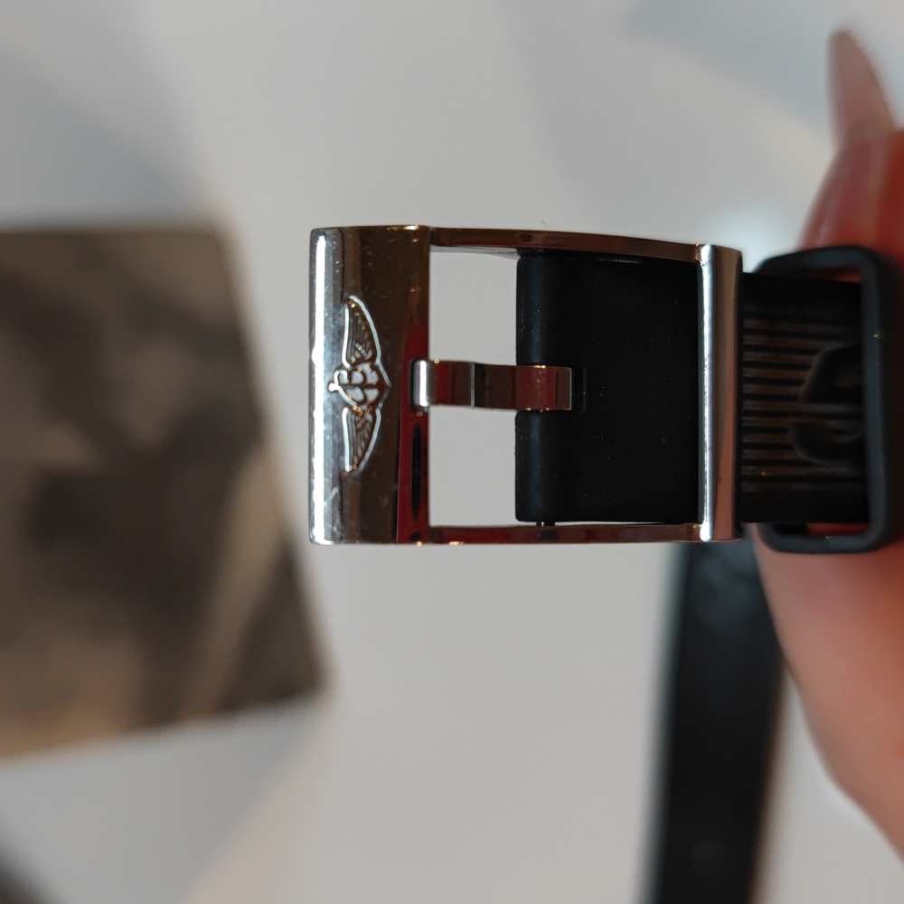 Breathing rubber  watch band